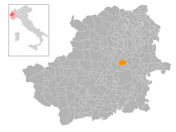 Map - IT - Torino - Municipality code 1063
